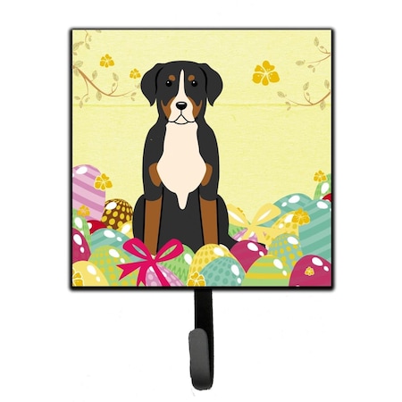 Carolines Treasures Easter Eggs Greater Swiss Mountain Dog Leash or Key Holder BB6037SH4